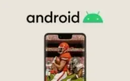 Android phone with a channel playing