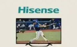 Hisense television with live sports on