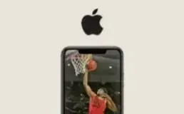 iPhone with a football game on